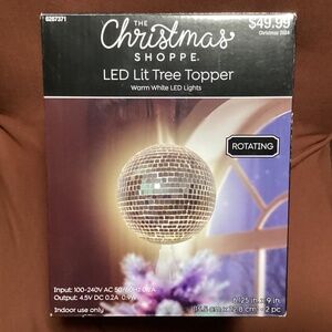 The Christmas Shoppe LED Lit Tree Topper New